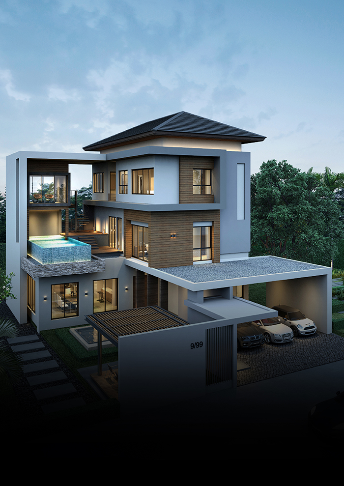 Green Series <br> <span>แบบบ้านที่รองรับขนาดที่ดินที่จำกัด เน้นการอนุรักษ์พลังงาน<br>ใช้วัสดุที่ช่วยให้บ้านเป็นบ้านที่อยู่สบาย<br>พื้นที่ใช้สอย 200-500 ตารางเมตร</span> Green Series